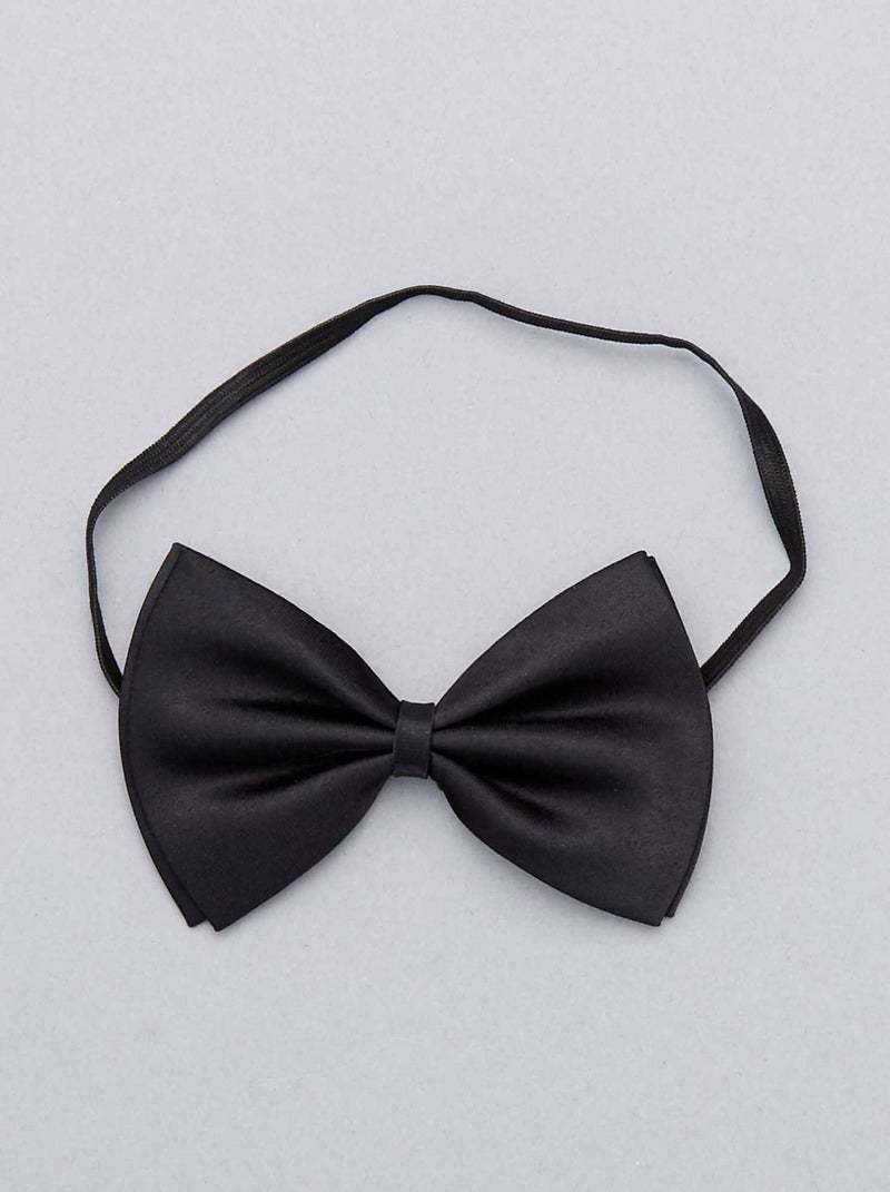 Farfallino tinta unita nero - Kiabi