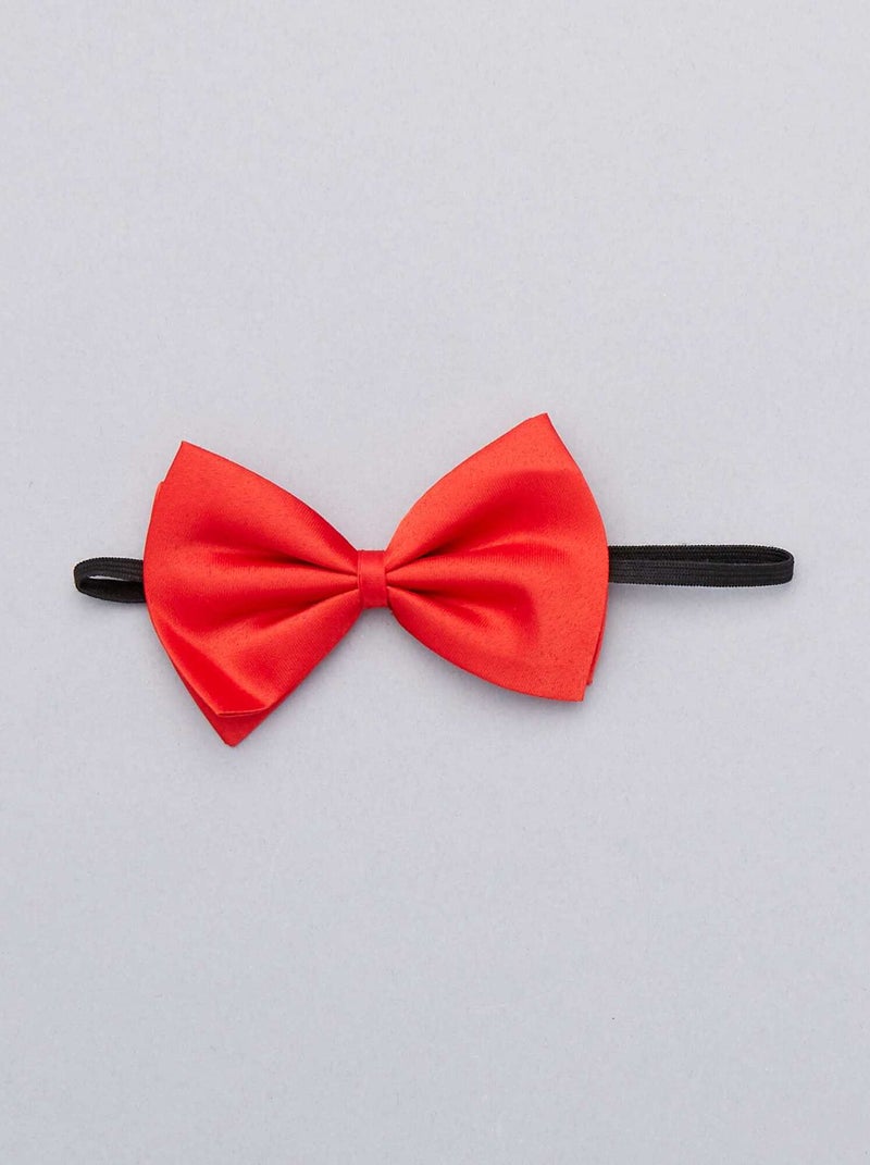 Farfallino tinta unita rosso - Kiabi