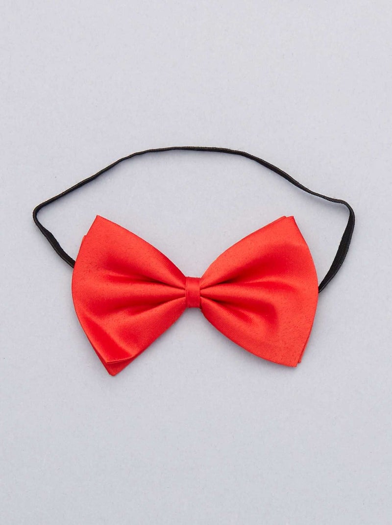 Farfallino tinta unita rosso - Kiabi