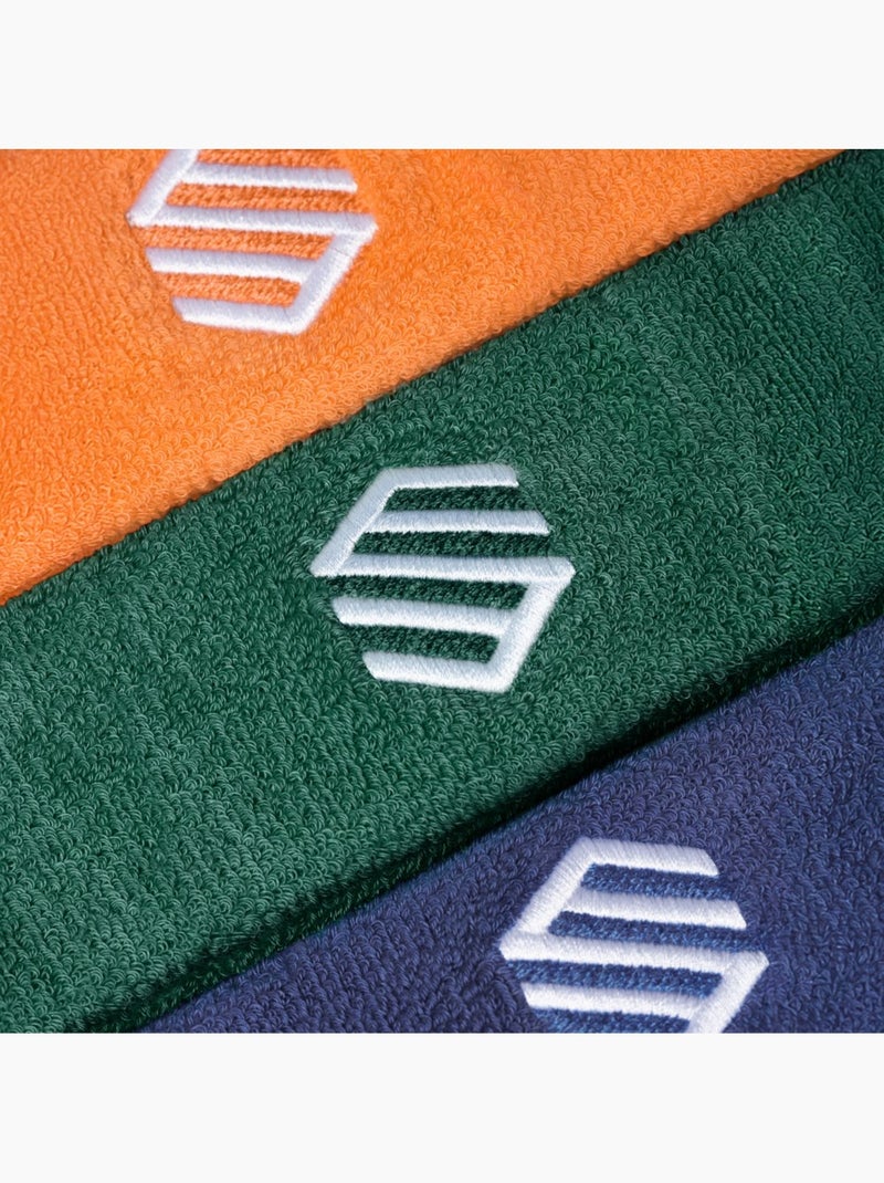 Fasce da tennis - 3 pezzi tennis uomo e donna flexband heritage Verde - Kiabi