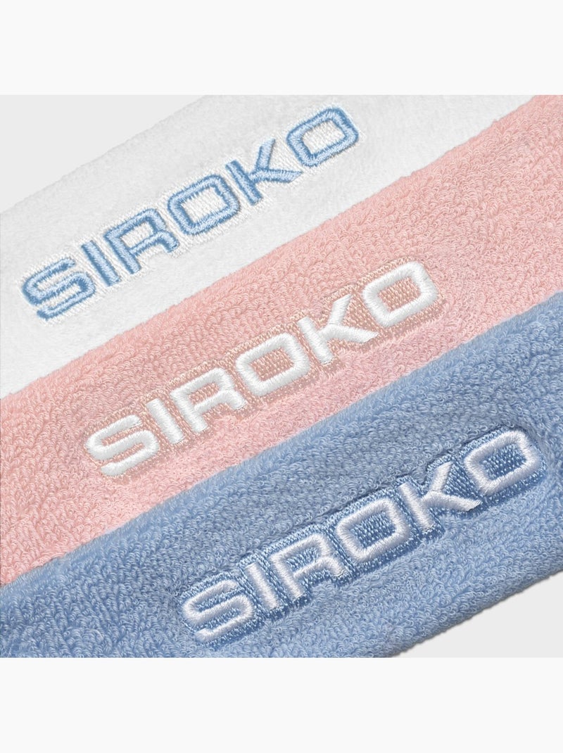 Fasce da tennis - 3 pezzi tennis uomo e donna flexband mix Blu - Kiabi