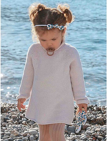 Fascia capelli bambina in mussola di cotone | BB&CO