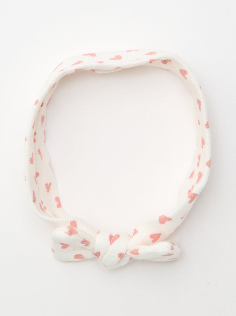 Fascia con fiocco Bianco - Kiabi