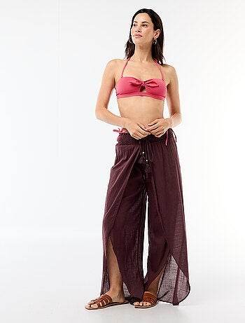 Fascia da bagno con stampa vichy