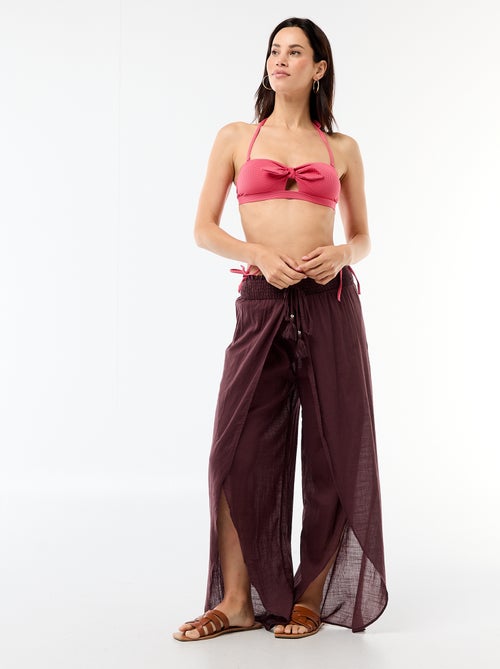 Fascia da bagno con stampa vichy - Kiabi