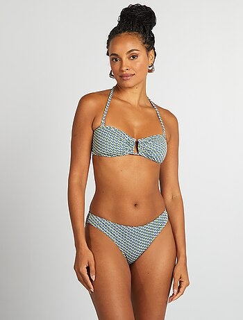 Fascia da spiaggia con stampa geometrica