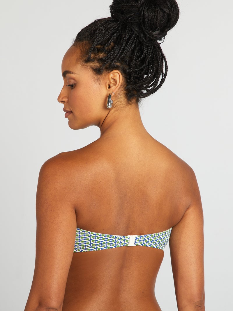 Fascia da spiaggia con stampa geometrica BIANCO - Kiabi