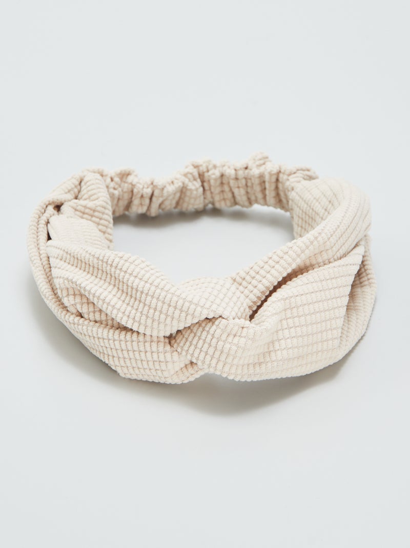 Fascia effetto goffrato BEIGE - Kiabi