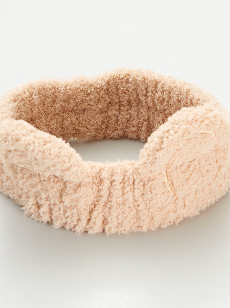 Fascia effetto montone BEIGE - Kiabi