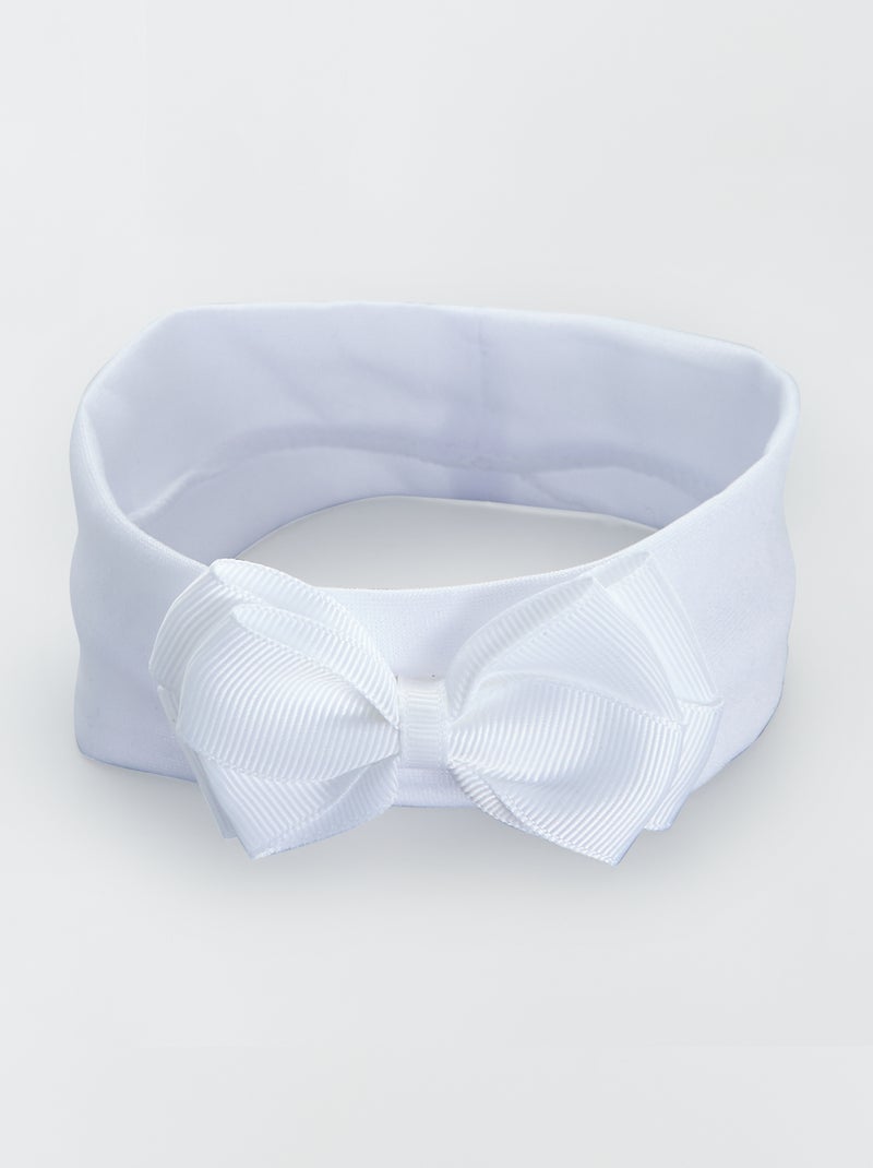 Fascia elastica con fiocco bianco - Kiabi