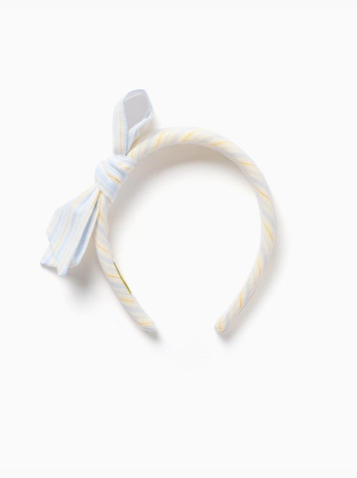 Fascia imbottita a righe con fiocco B&S - Kiabi