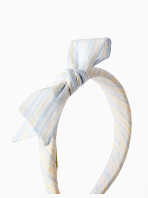 Fascia imbottita a righe con fiocco B&S - Kiabi