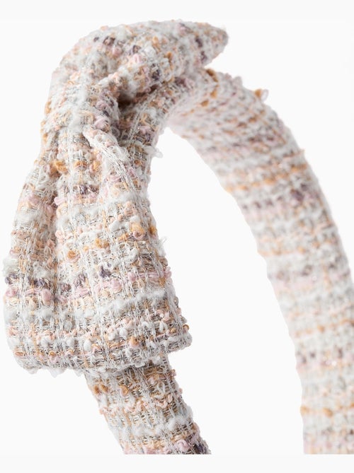 Fascia imbottita in tweed con fiocco sulla parte superiore - Kiabi