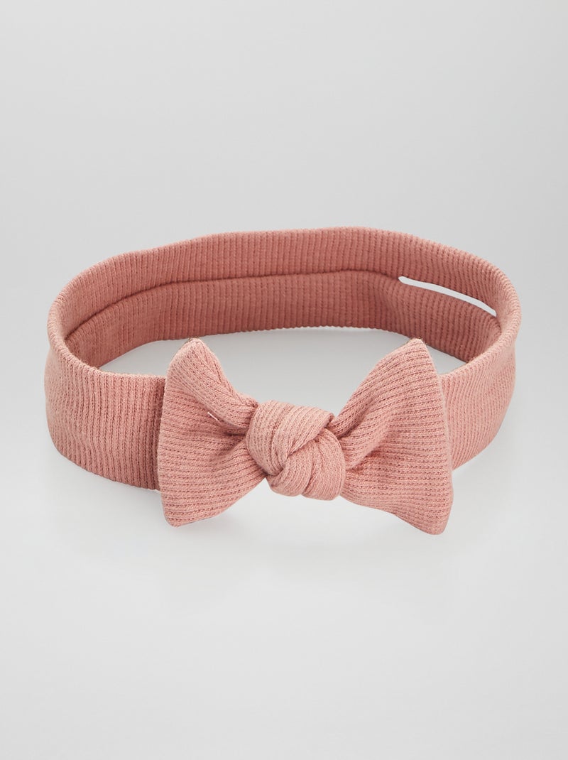 Fascia in jersey a coste ROSA - Kiabi
