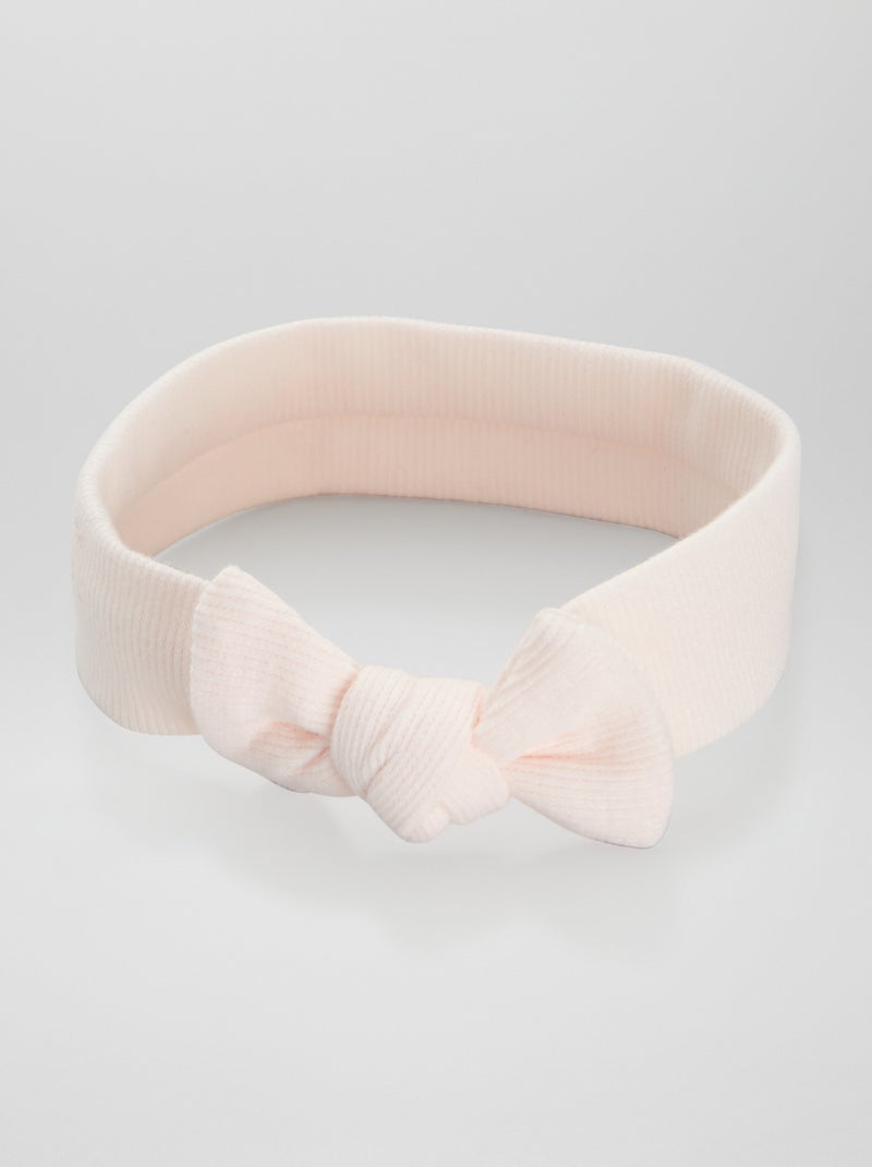 Fascia in jersey a coste ROSA - Kiabi
