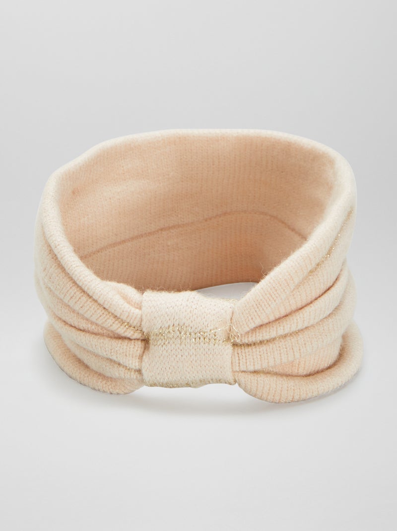 Fascia in maglia tricot BIANCO - Kiabi