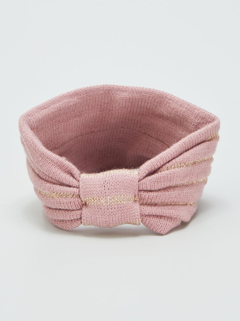 Fascia in maglia tricot ROSA - Kiabi