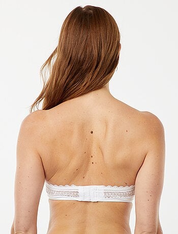 Fascia in microfibra con pizzo