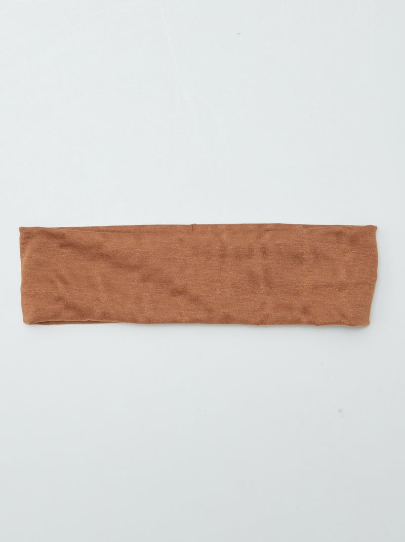 Fascia per capelli MARRONE - Kiabi