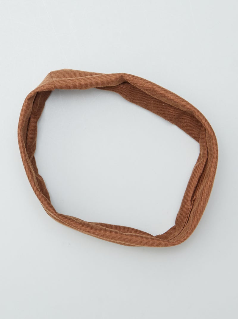 Fascia per capelli MARRONE - Kiabi