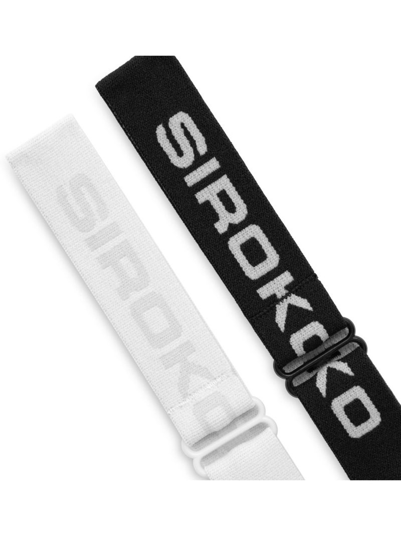 Fascia per la testa antiscivolo in confezione da 2 fitness uomo e donna tied b&w Nero - Kiabi