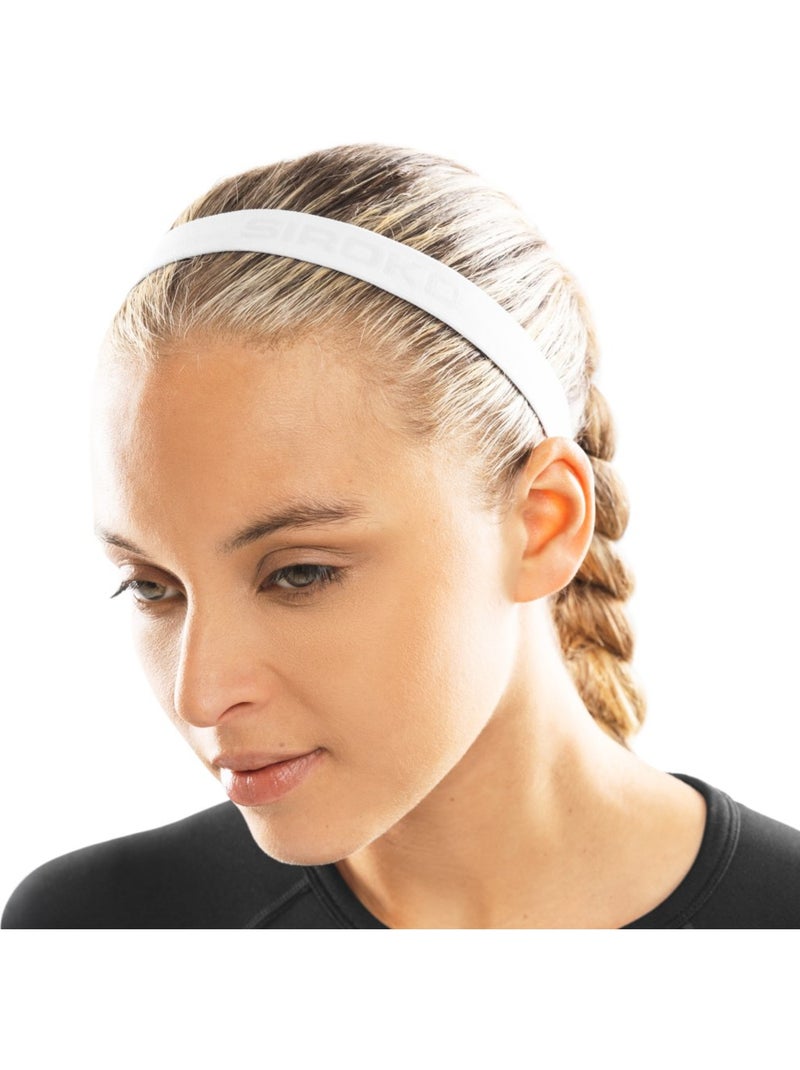 Fascia per la testa antiscivolo in confezione da 2 fitness uomo e donna tied b&w Nero - Kiabi