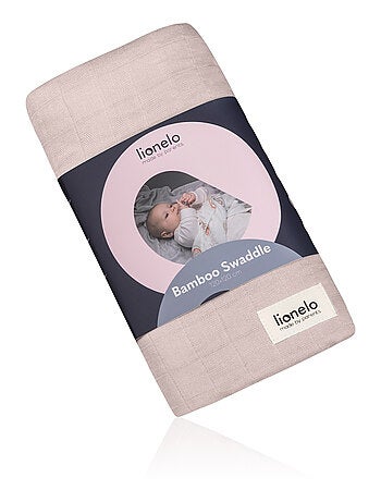Fascia per neonati in bambù 120x120 cm - LIONELO - 100% cotone - Anallergico