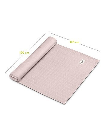 Fascia per neonati in bambù 120x120 cm - LIONELO - 100% cotone - Anallergico