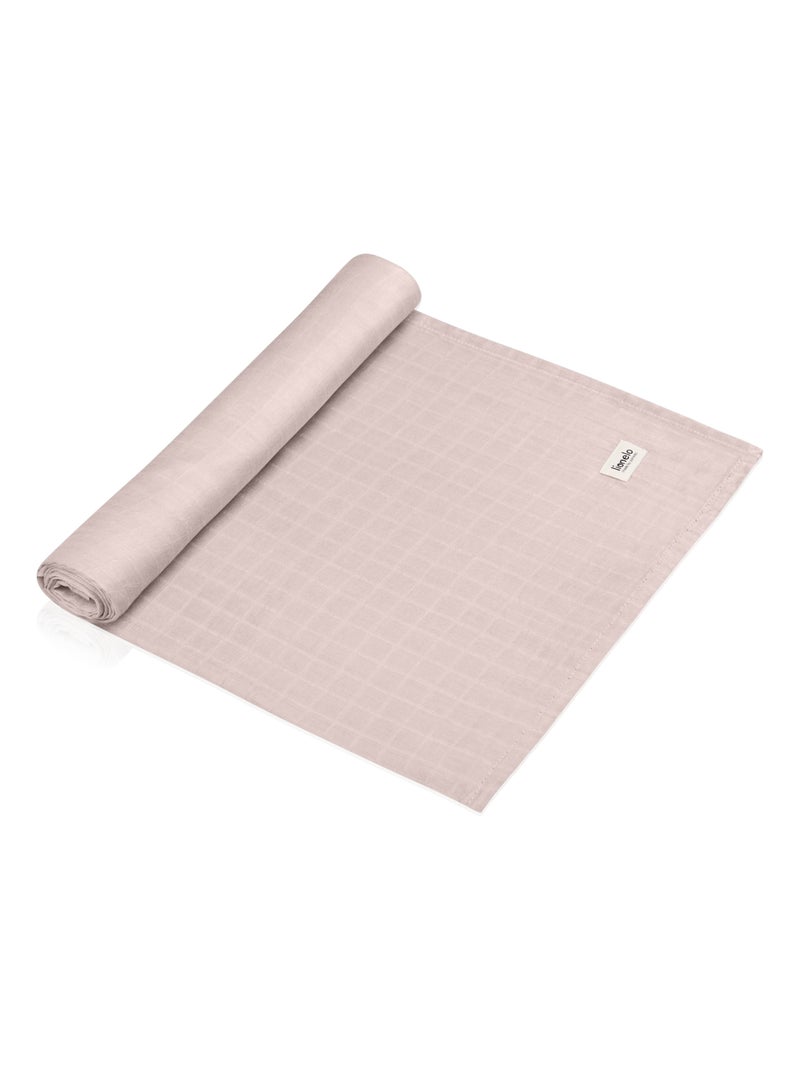 Fascia per neonati in bambù 120x120 cm - LIONELO - 100% cotone - Anallergico Beige - Kiabi