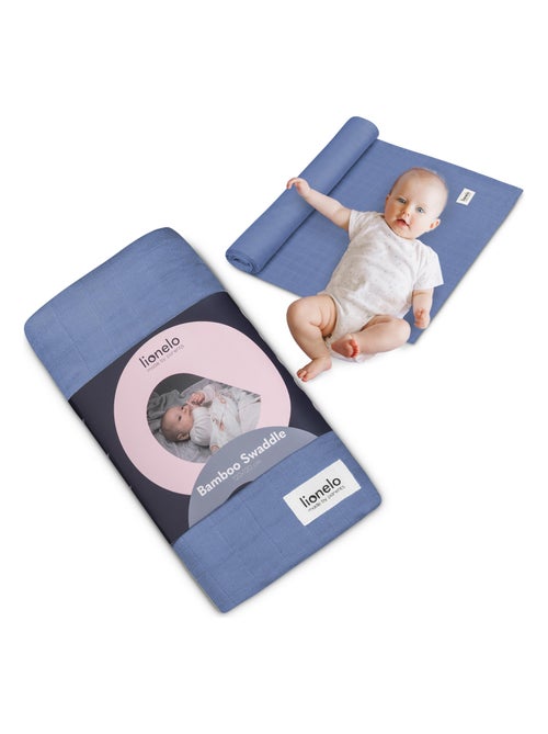 Fascia per neonati in bambù 120x120 cm - LIONELO - 100% cotone - Anallergico - Kiabi