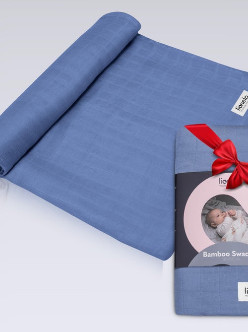 Fascia per neonati in bambù 120x120 cm - LIONELO - 100% cotone - Anallergico - Kiabi