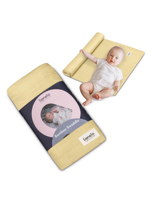 Fascia per neonati in bambù 120x120 cm - LIONELO - 100% cotone - Anallergico - Kiabi