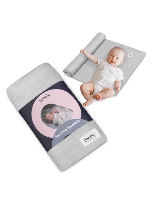 Fascia per neonati in bambù 120x120 cm - LIONELO - 100% cotone - Anallergico - Kiabi
