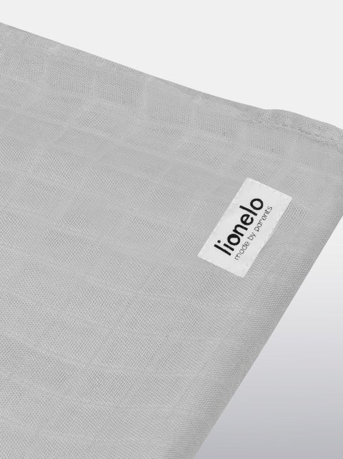 Fascia per neonati in bambù 120x120 cm - LIONELO - 100% cotone - Anallergico - Kiabi