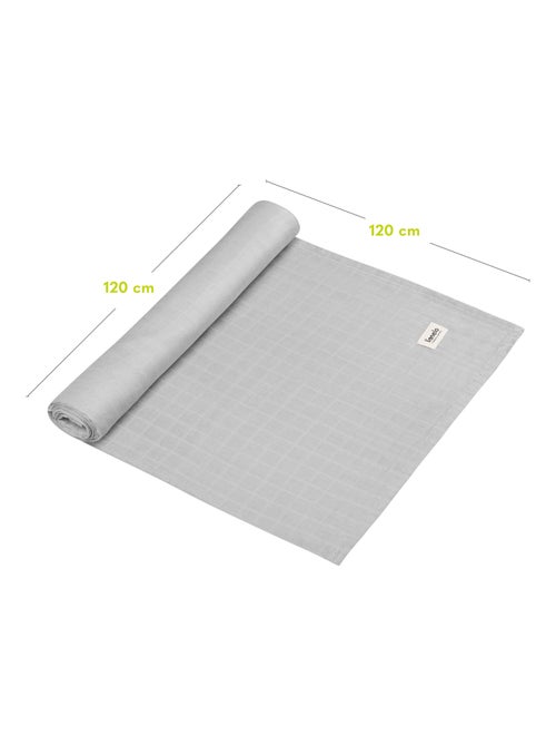 Fascia per neonati in bambù 120x120 cm - LIONELO - 100% cotone - Anallergico - Kiabi