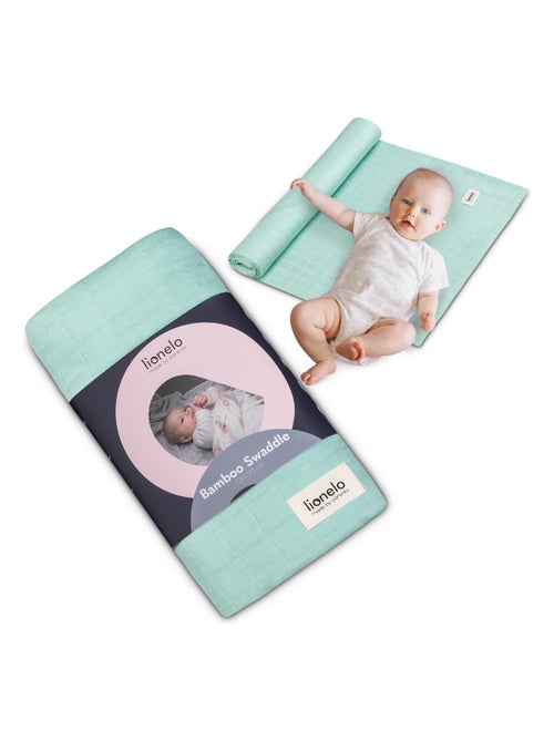 Fascia per neonati in bambù 120x120 cm - LIONELO - 100% cotone - Anallergico - Kiabi