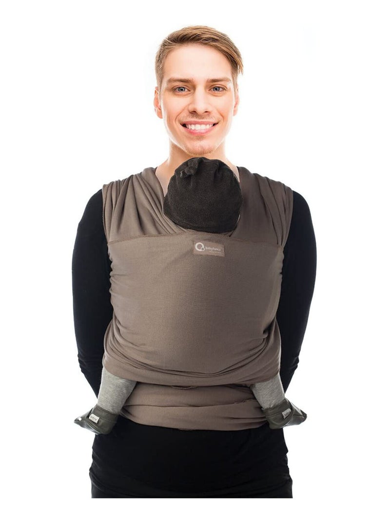Fascia porta bebé in cotone biologico tricot slen | babylonia | babylonia Grigio tortora - Kiabi