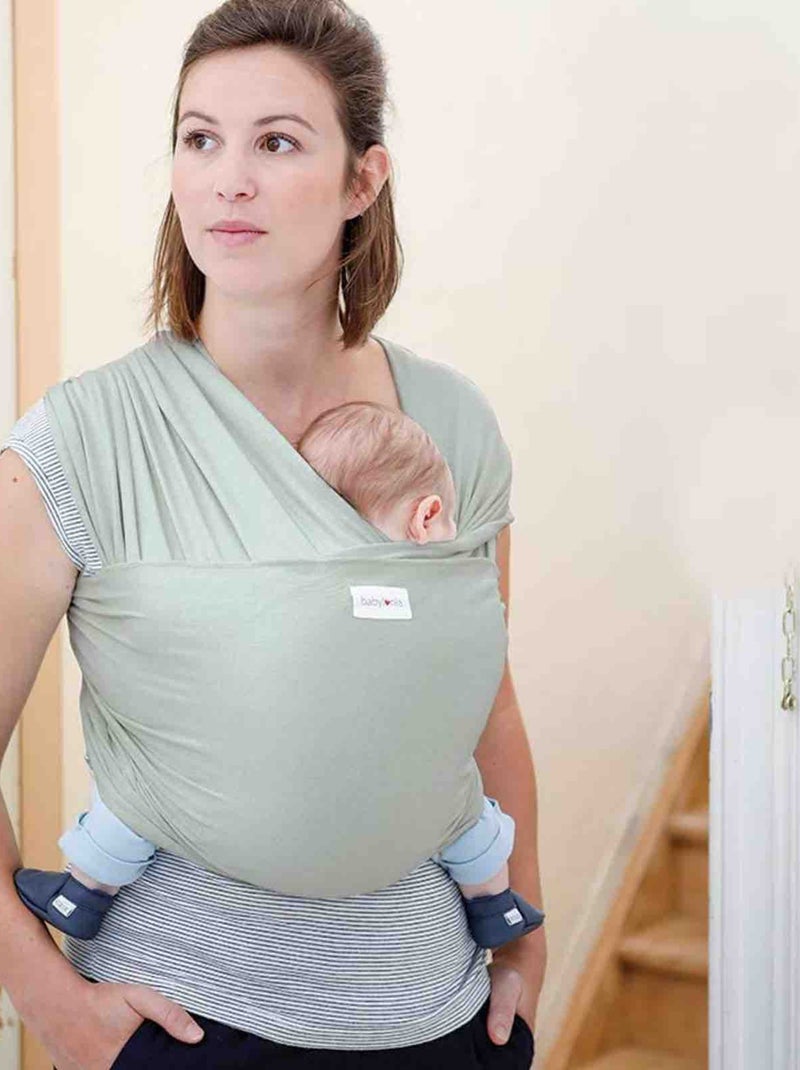 Fascia porta bebè tricot-slen bamboo di babylonia | babylonia | babylonia Verde - Kiabi