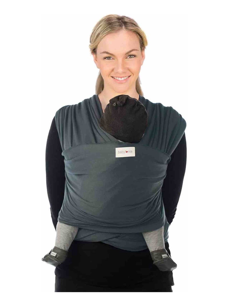 Fascia porta bebè tricot-slen bamboo di babylonia | Babylonia Grigio - Kiabi