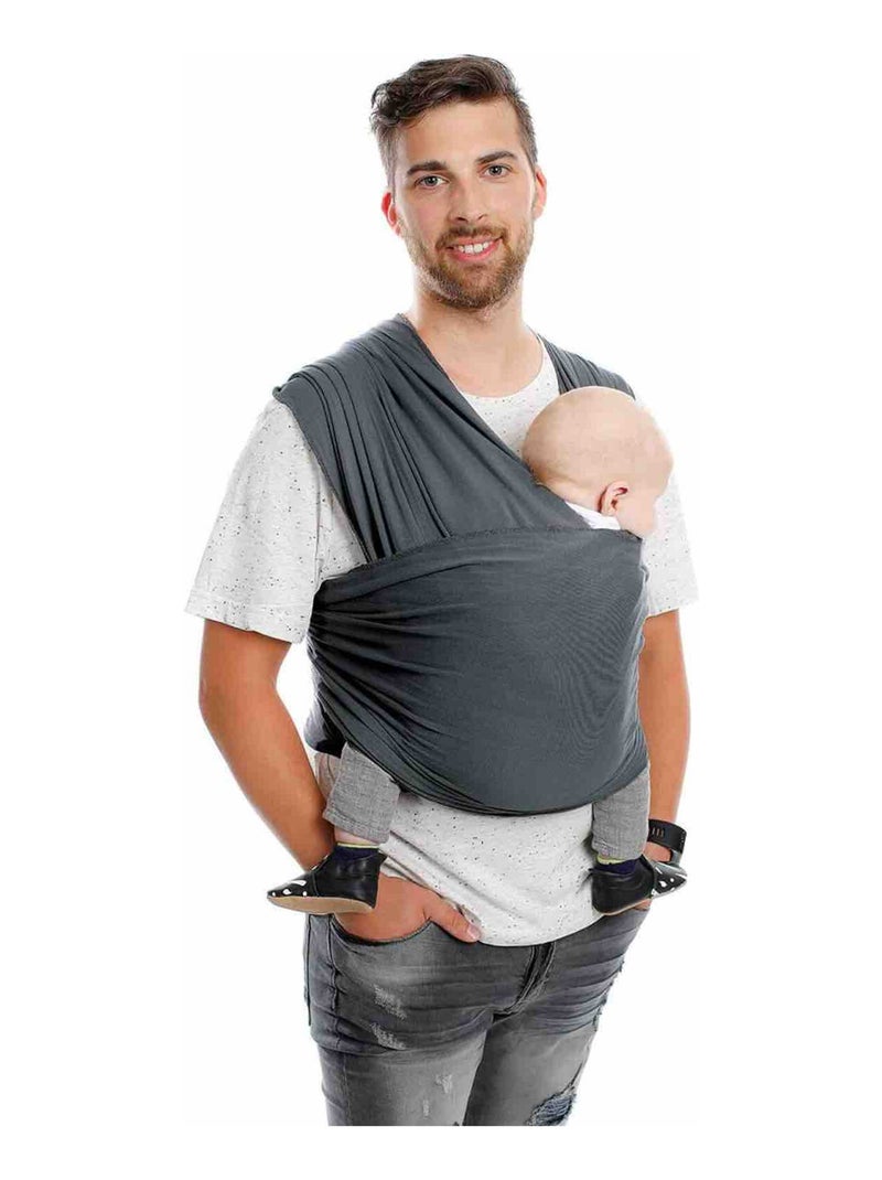 Fascia porta bebè tricot-slen bamboo di babylonia | Babylonia Grigio - Kiabi