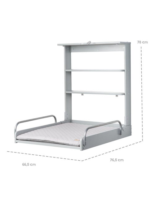 Fasciatoio a muro richiudibile + materassino impermeabile "Roba Style" - Kiabi