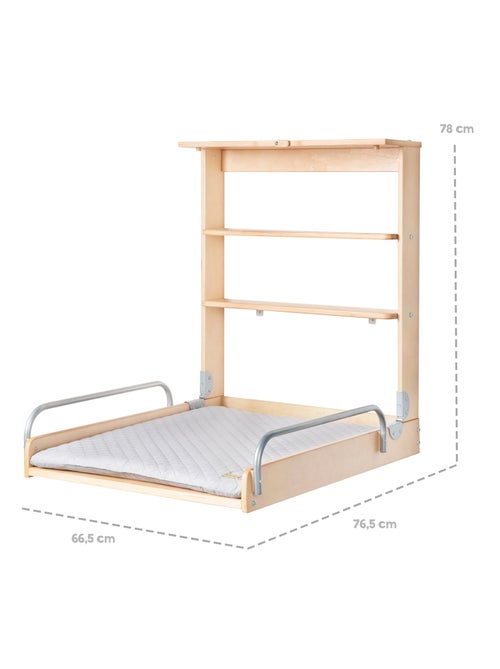 Fasciatoio a muro richiudibile + materassino impermeabile "Roba Style" - Kiabi