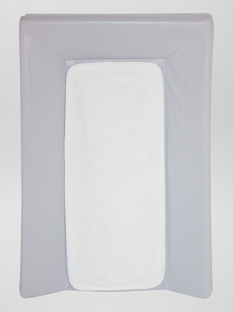 Fasciatoio con asciugamano grigio bianco - Kiabi