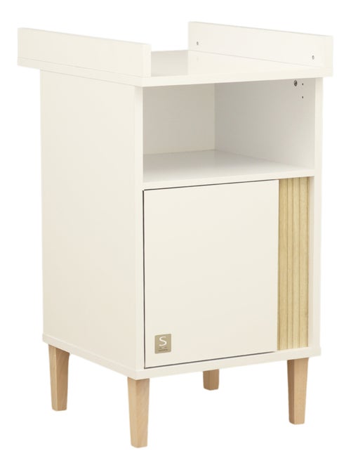 Fasciatoio con dettaglio effetto legno testurizzato e gambe in - SAUTHON - Kiabi