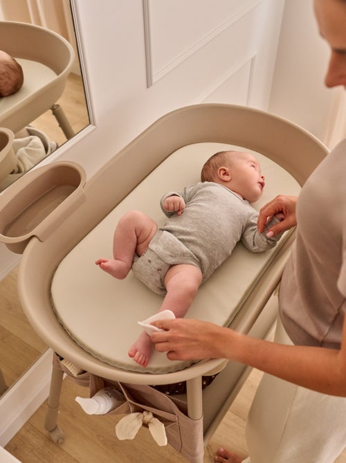 Fasciatoio LIONELO Rosie - Altezza regolabile - Ruote - Organizer - Kiabi