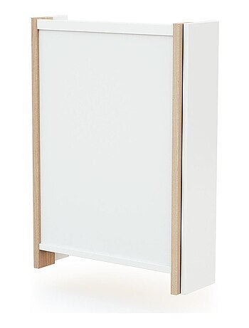 Fasciatoio pieghevole a parete/muro con materasso EAZY legno