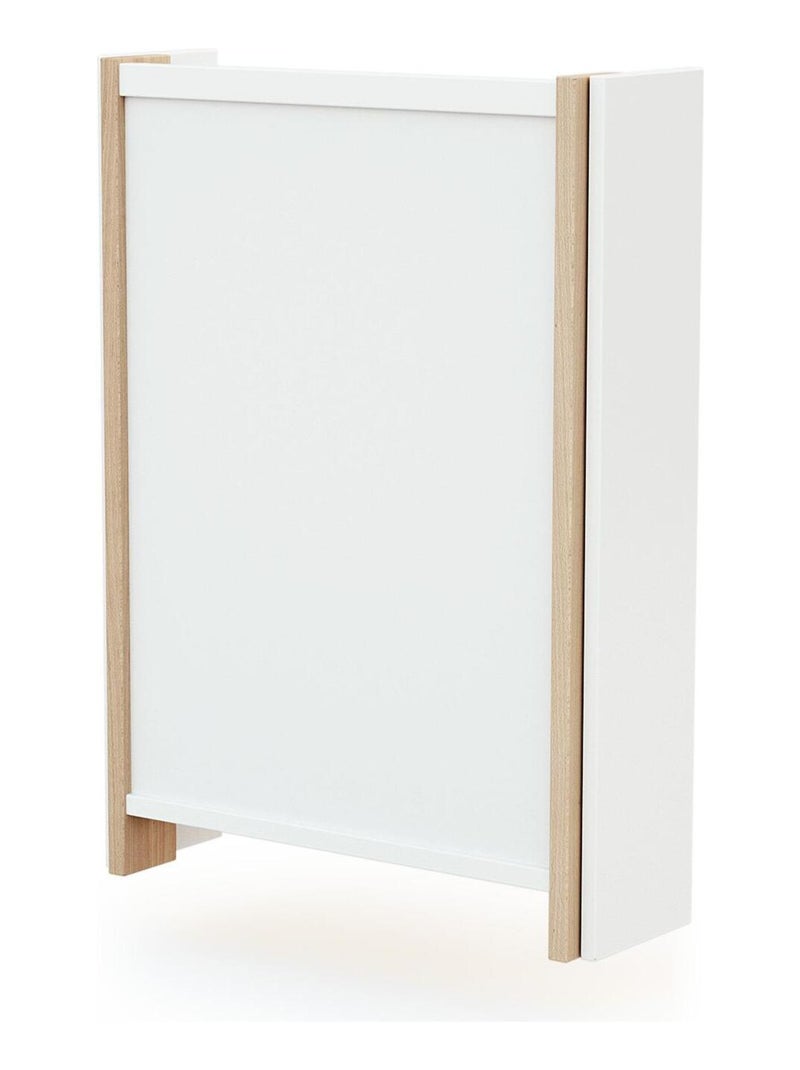 Fasciatoio pieghevole a parete/muro con materasso EAZY legno Beige/Bianco - Kiabi