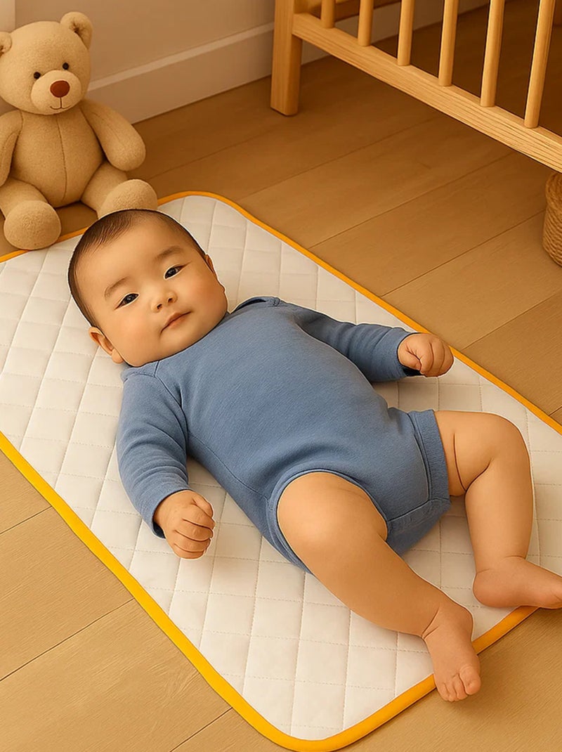 Fasciatoio portatile in cotone biologico Beige - Kiabi