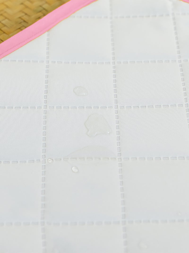 Fasciatoio portatile in cotone biologico Rosa - Kiabi