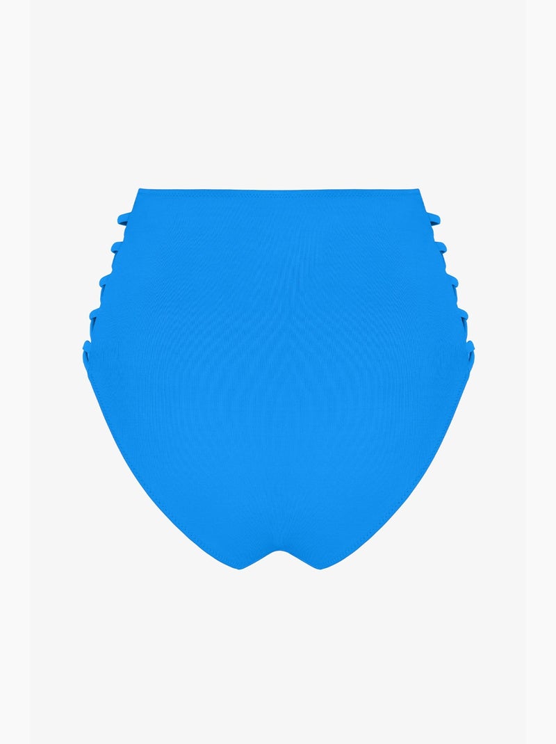 Fashion slip bikini a vita alta penti Blu cobalto - Kiabi